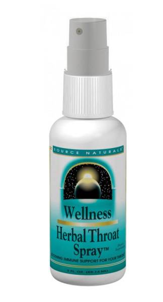 Source Naturals - Source Naturals Wellness Herbal Throat Spray 1 oz