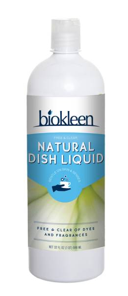 Biokleen - Biokleen Free & Clear Hand Dish Soap 32 oz (12 Pack)