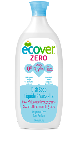 Ecover - Ecover Liquid Dish Soap 25 oz - Zero (6 Pack)