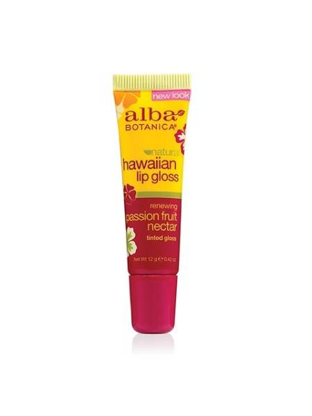 Alba Botanica - Alba Botanica Hawaiian Lip Gloss 0.42 oz - Passion Fruit Nectar