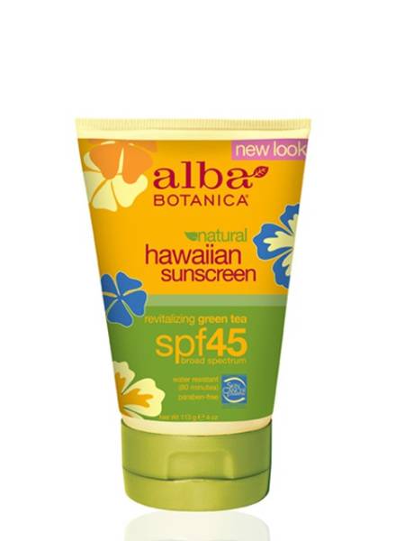 Alba Botanica - Alba Botanica Hawaiian Sunscreen SPF45 4 oz - Green Tea