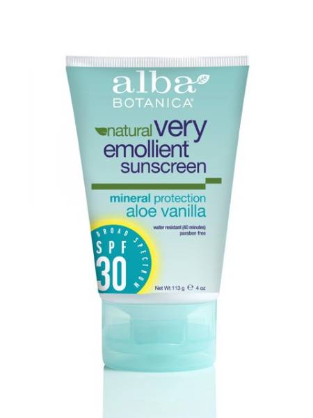 Alba Botanica - Alba Botanica Mineral Sunscreen SPF30 4 oz - Aloe Vanilla