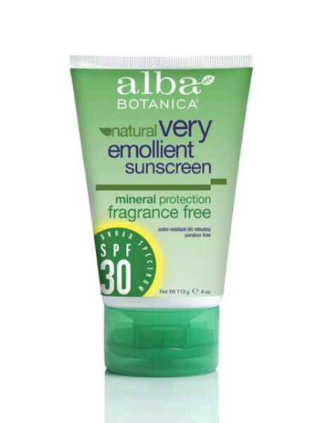 Alba Botanica - Alba Botanica Mineral Sunscreen SPF30 Fragrance Free 4 oz