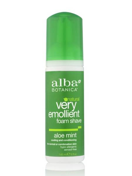Alba Botanica - Alba Botanica Shave Foam Moisturizing 5 oz - Aloe Mint