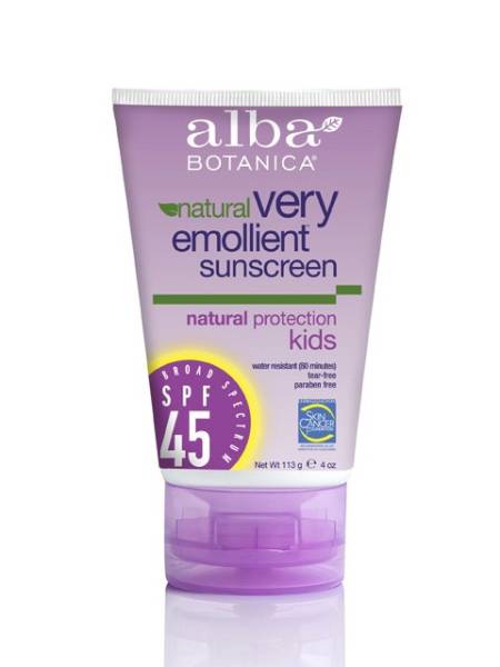 Alba Botanica - Alba Botanica Sunscreen Kids SPF 45 4 oz