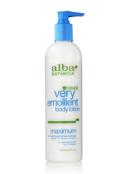 Alba Botanica - Alba Botanica Very Emollient Body Lotion Maximum Dry Skin with AHA 12 oz