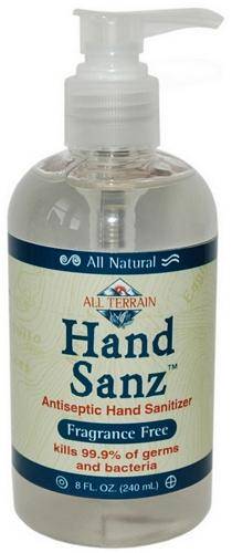 All Terrain - All Terrain Hand Sanz Fragrance Free 8 oz