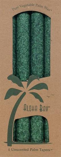 Aloha Bay - Aloha Bay Candle 9" Taper (4 ct)- Green