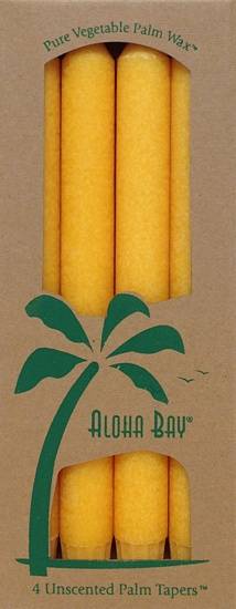Aloha Bay - Aloha Bay Candle 9" Taper (4 ct)-Honey Gold