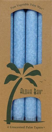 Aloha Bay - Aloha Bay Candle 9" Taper (4 ct)- Light Blue