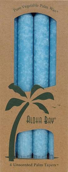 Aloha Bay - Aloha Bay Candle 9" Taper (4 ct)- Turquoise