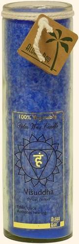 Aloha Bay - Aloha Bay Candle Chakra Jar Unscented 16 oz- Blue