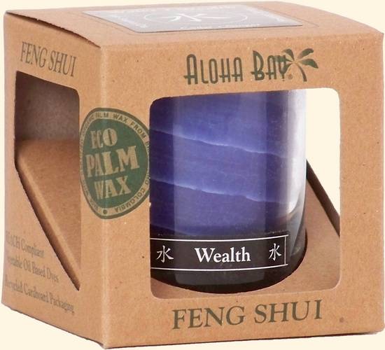 Aloha Bay - Aloha Bay Candle Feng Shui Gift Box 2.5 oz- Water Indigo