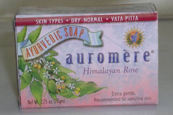 Auromere - Auromere Ayurvedic Bar Soap Himalayan Rose