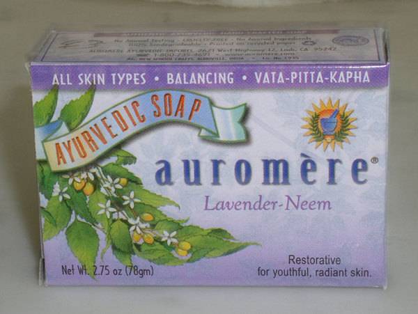 Auromere - Auromere Ayurvedic Bar Soap Lavender-Neem