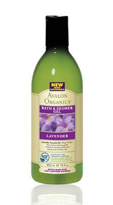 Avalon Organic Botanicals - Avalon Organic Botanicals Bath & Shower Gel 12 oz- Organic Lavender