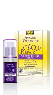 Avalon Organic Botanicals - Avalon Organic Botanicals CoQ10 Wrinkle Defense Serum 0.55 oz
