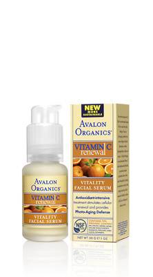 Avalon Organic Botanicals - Avalon Organic Botanicals Vitamin C Vitality Facial Serum 1 oz