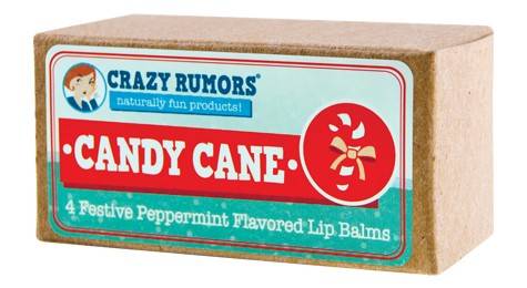 Crazy Rumors - Crazy Rumors Candy Cane Peppermint Holiday Lip Balm Gift Set