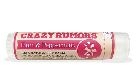 Crazy Rumors - Crazy Rumors Plum & Peppermint Lip Balm