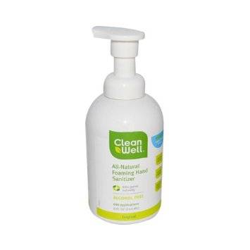 Cleanwell Company, Inc. - Cleanwell Company, Inc. Natural Hand Sanitizer Foam Original Scent 8 oz