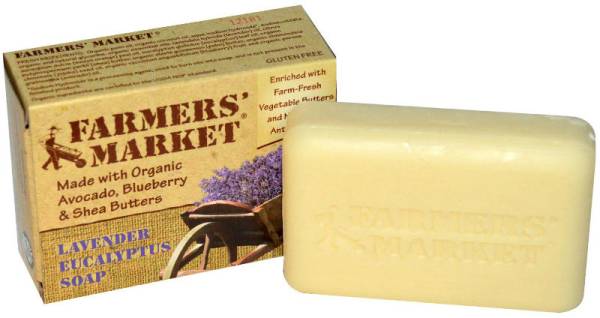 Farmers Market - Farmers Market Natural Bar Soap Lavender Eucalyptus 5.5 oz