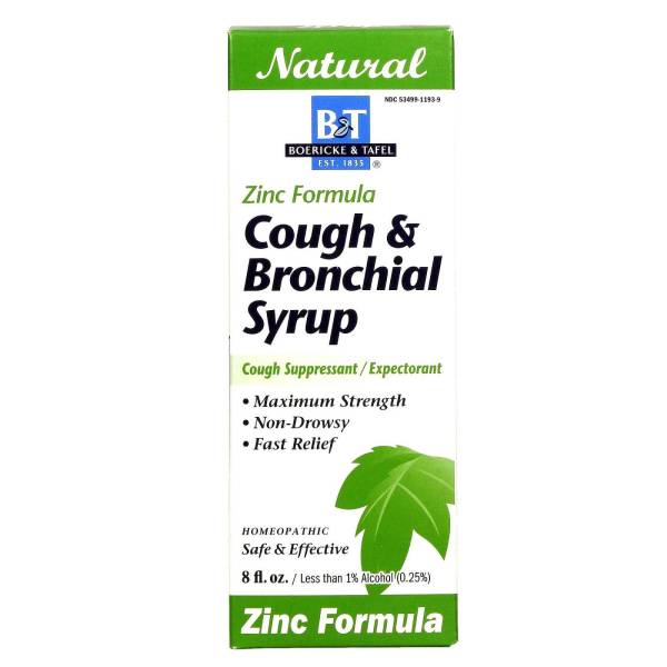 Boericke & Tafel - Boericke & Tafel Cough & Bronchial Syrup with Zinc 8 oz