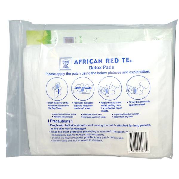 African Red Tea - African Red Tea Detox Foot Pads