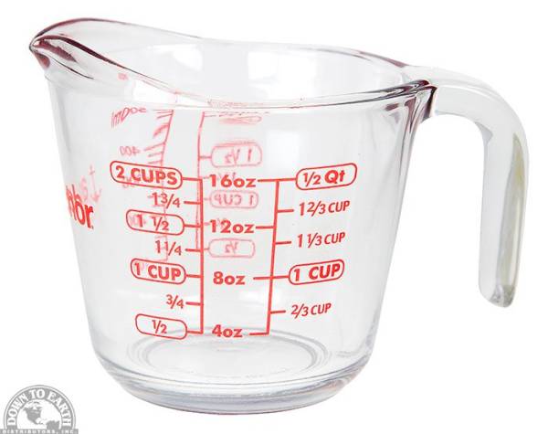 Down To Earth - Anchor Measuring Cup 16 oz