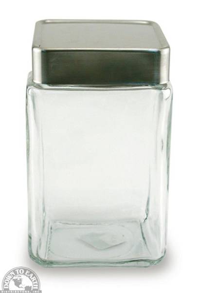 Down To Earth - Anchor Stackable Square Jar 1.5 Quart