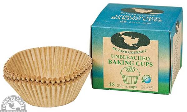 Down To Earth - Beyond Gourmet Unbleached Baking Cups 48 pcs