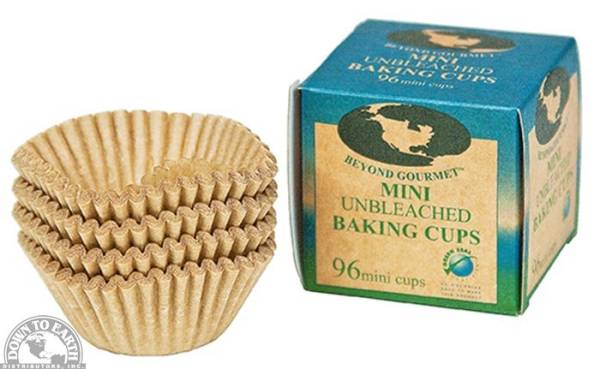 Down To Earth - Beyond Gourmet Unbleached Mini Baking Cups 48 pcs