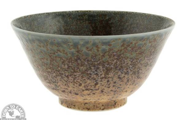 Down To Earth - Bowl 5.25" - Brown and Blue Mosaic