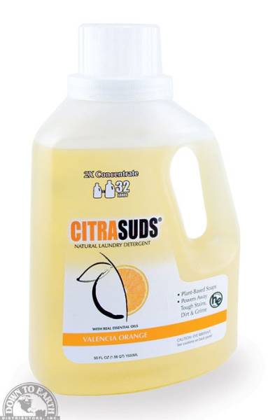 Down To Earth - Citra Suds Liquid Laundry Detergent 25 Loads
