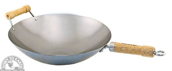 Down To Earth - Classic Wok Round Bottom 14"