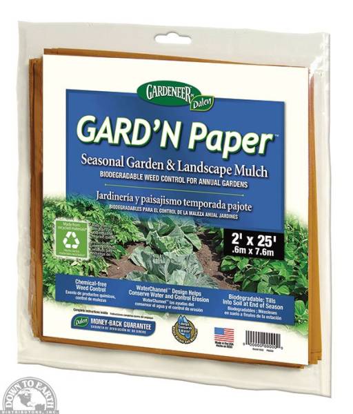 Down To Earth - Dalen Garden Paper Mulch 2" x 2"