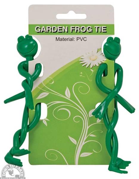 Down To Earth - Garden Frog Plant Tie