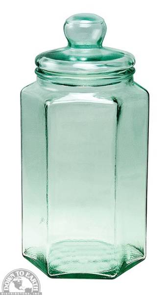 Down To Earth - Hexagon Jar with Lid 2 gal