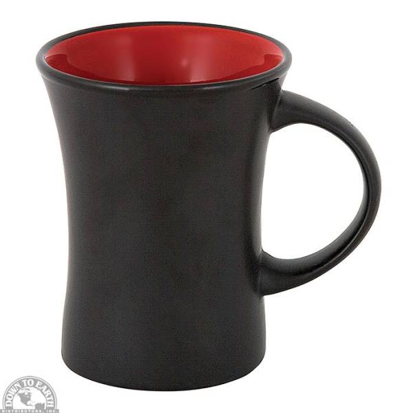 Down To Earth - Hilo Style Funnel Mug 10 oz - Red
