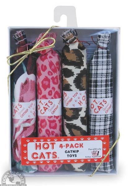 Down To Earth - Hot Cat Catnip Toys (4 Pack)