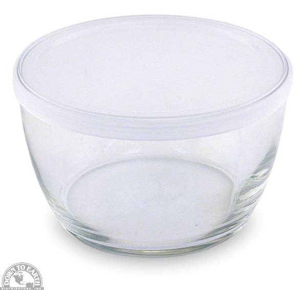 Down To Earth - Libbey Glass Storage Bowls with Lids 16 oz