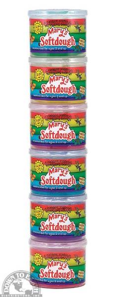 Down To Earth - Mary Softdough Assorted Colors (6 Pack)