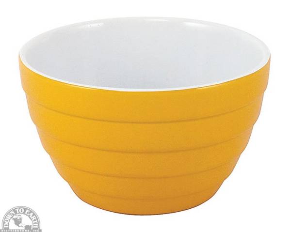 Down To Earth - Mix It Up Ceramic Mixing Bowl 10.5" - Yellow