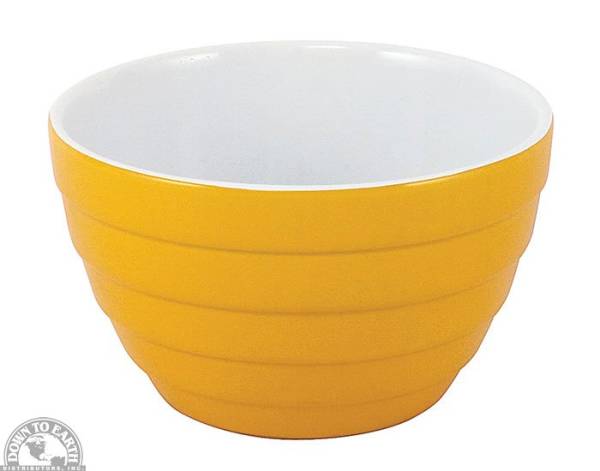 Down To Earth - Mix It Up Ceramic Mixing Bowl 6" - Yellow
