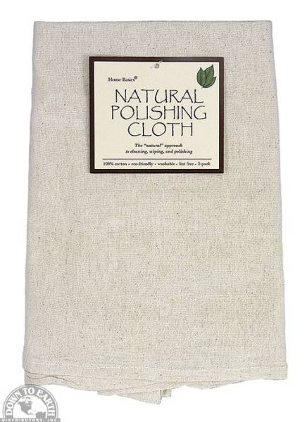 Down To Earth - Natural Polishing Cloth (2 Pack)