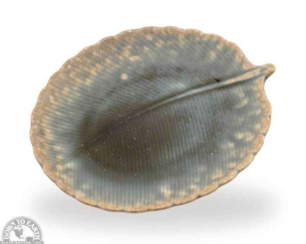Down To Earth - Plate 5" - Green Leaf