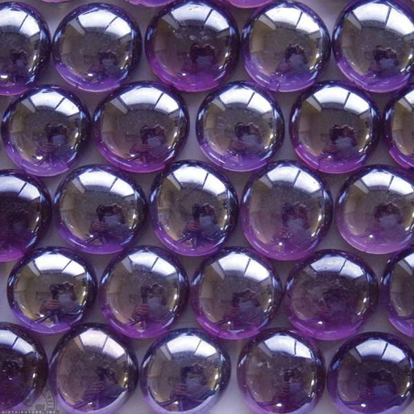 Down To Earth - Glass Gems - Purple Luster