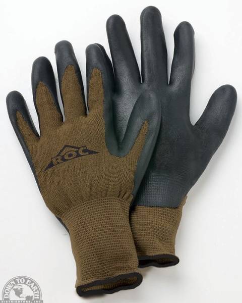Down To Earth - ROC Bamboo Gloves Mens Nitrile Coated Palm Extra Large