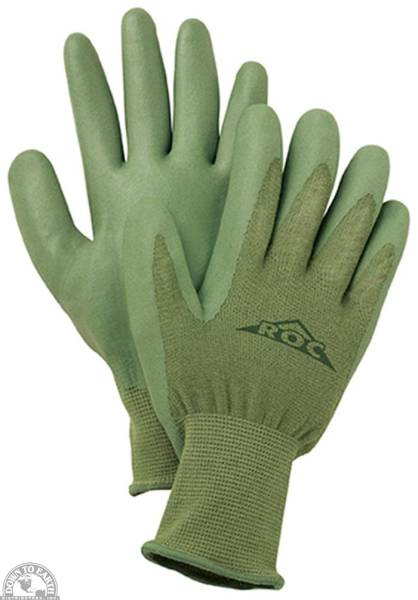 Down To Earth - ROC Bamboo Gloves Womens Nitrile Coated Palm Medium