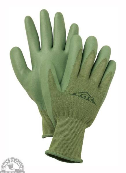 Down To Earth - ROC Bamboo Gloves Womens Nitrile Coated Palm Small